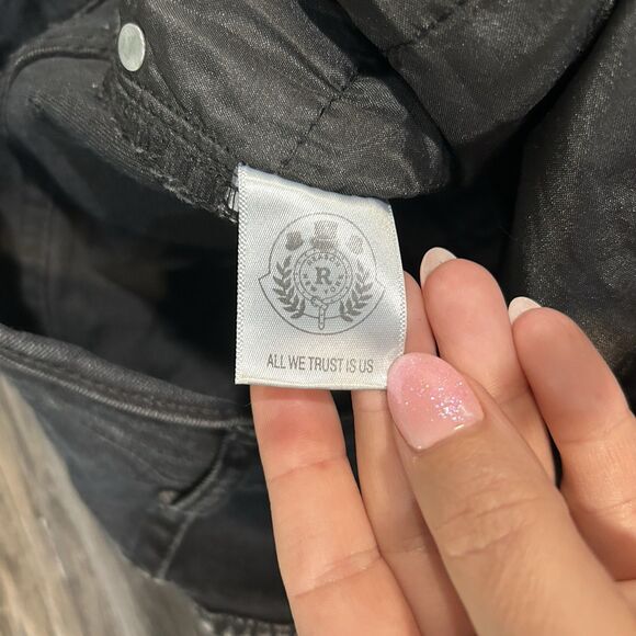 Reason Mens Jeans 34x28 Distressed Indie Hip Hop Streetwear Hand Crafted Denim - Picture 8 of 14